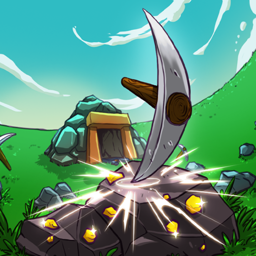 Segundo screenshot do jogo Brick Inc. Idle Breaker com painel de melhorias e operários