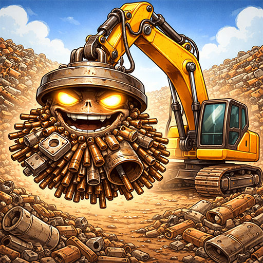 Ícone do jogo Idle Junkyard City Builder do estúdio MIGMIG DIJITAL PLATFORM ANONIM SIRKETI